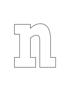 Lowercase Letter N Coloring Pages Pdf, Free Vectors File